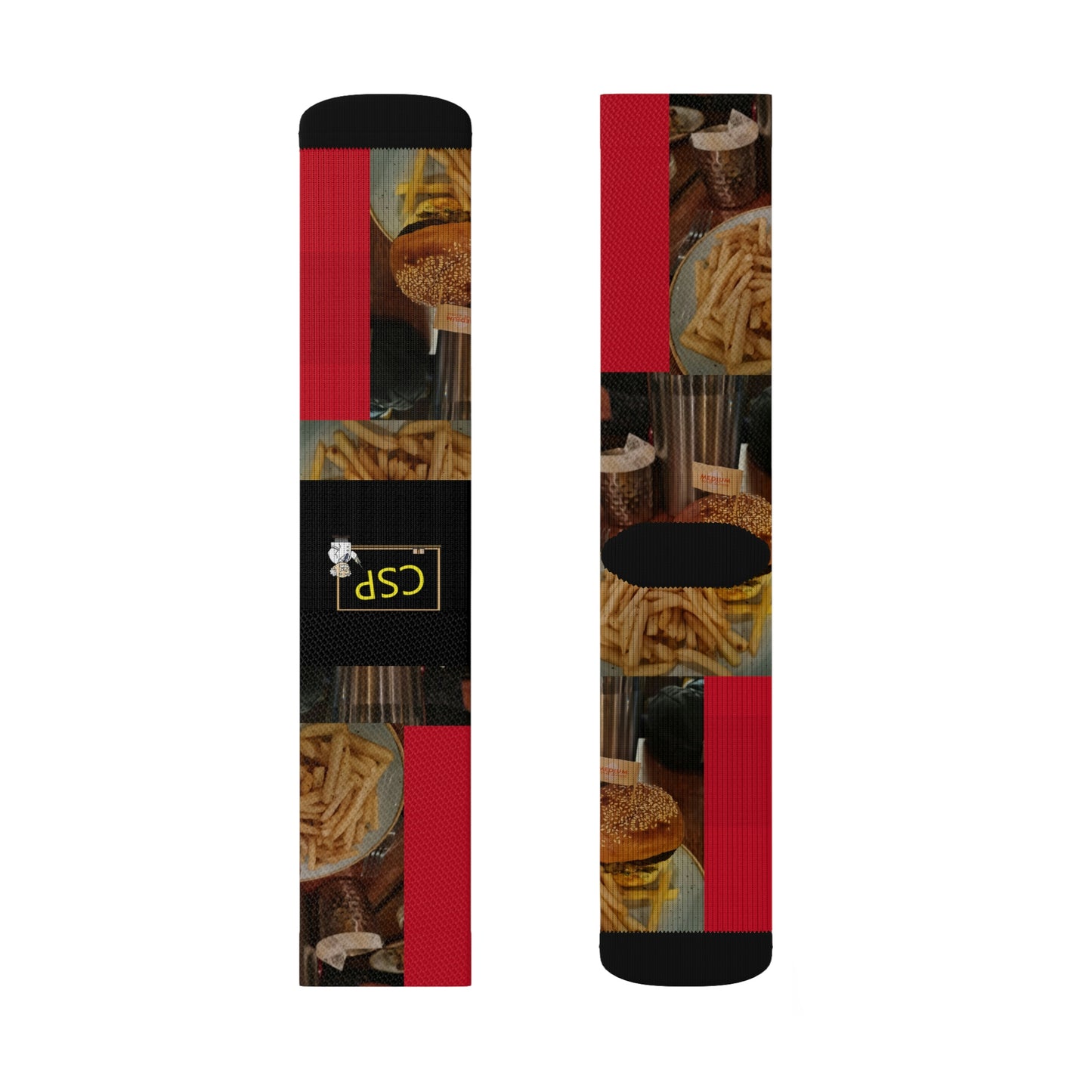 CSP Burger and Fries Socks