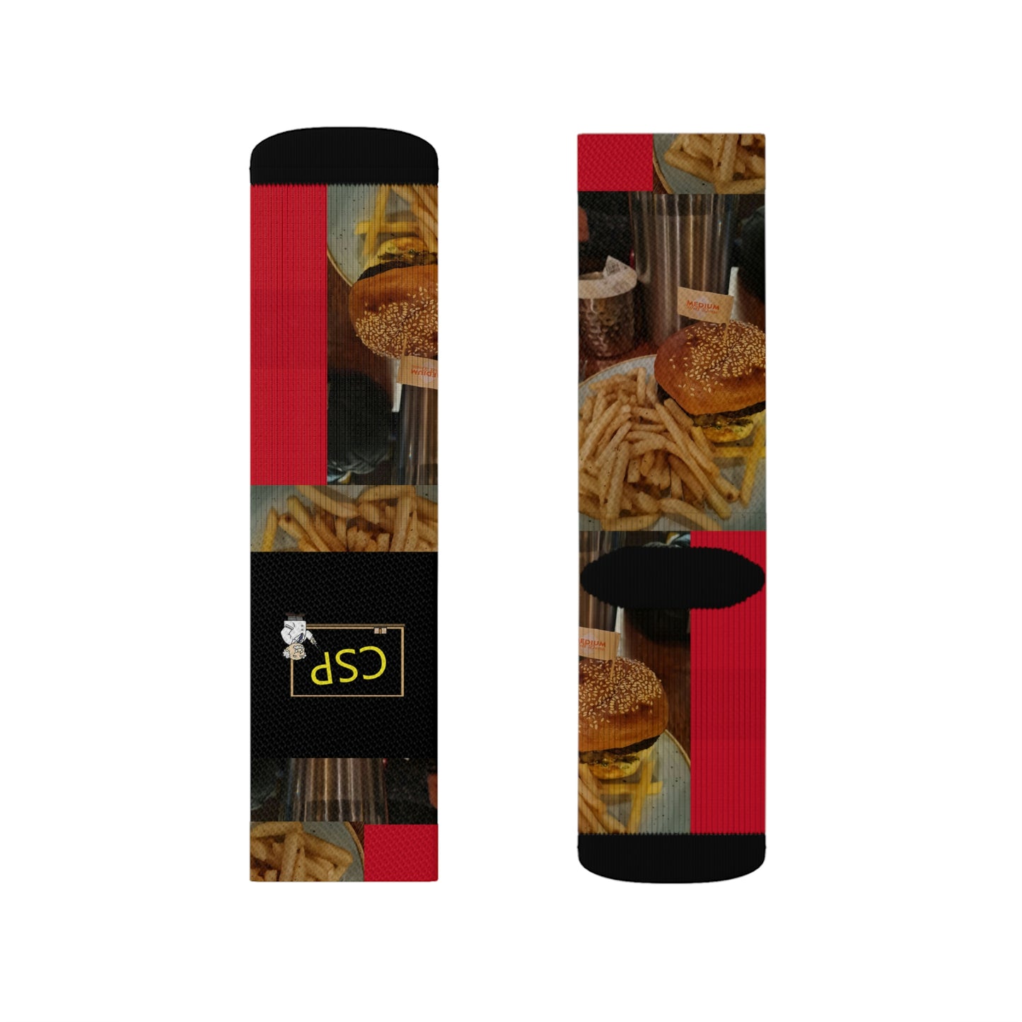 CSP Burger and Fries Socks