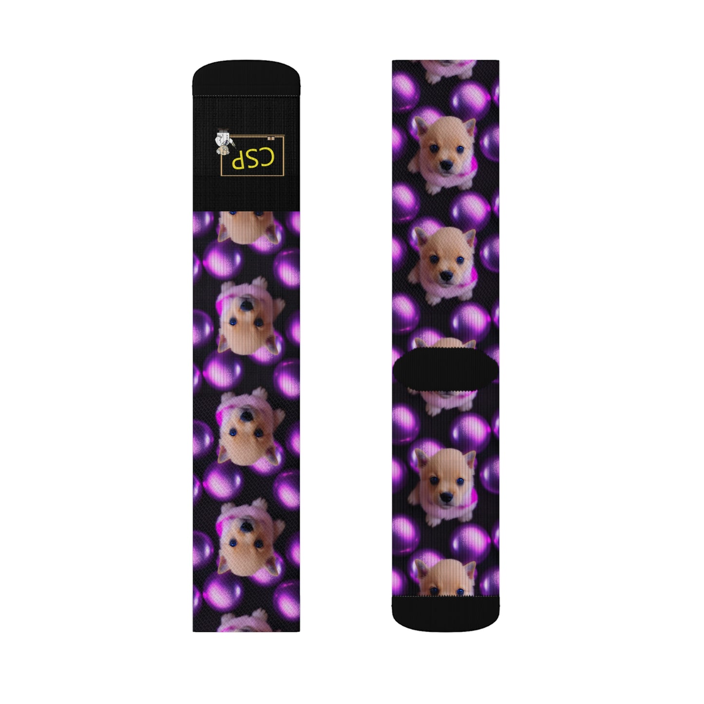 CSP Puppy Love Pattern Socks