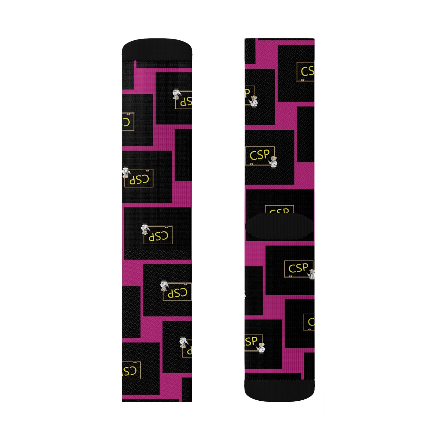 CSP Imperfection Logo Dark Pink Edition Socks